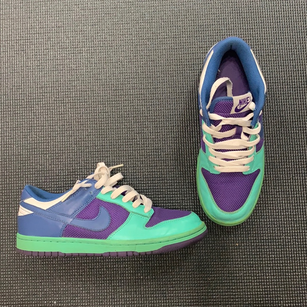 multicolored Nike Dunks low